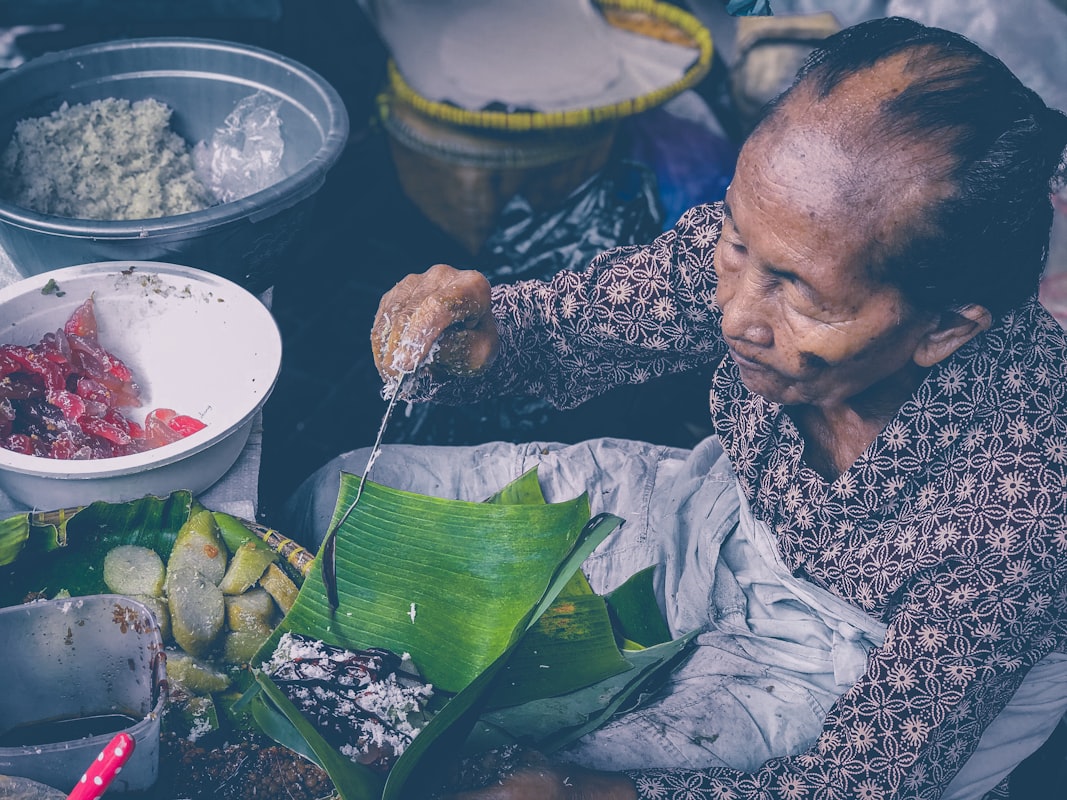 Women in their 50s enjoying nutritious food together
